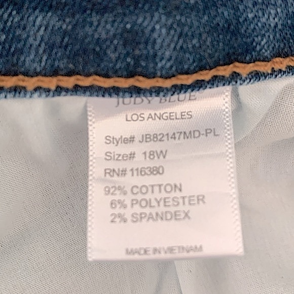 Judy Blue Destructed Skinny Fit Jean - Picture 16 of 16